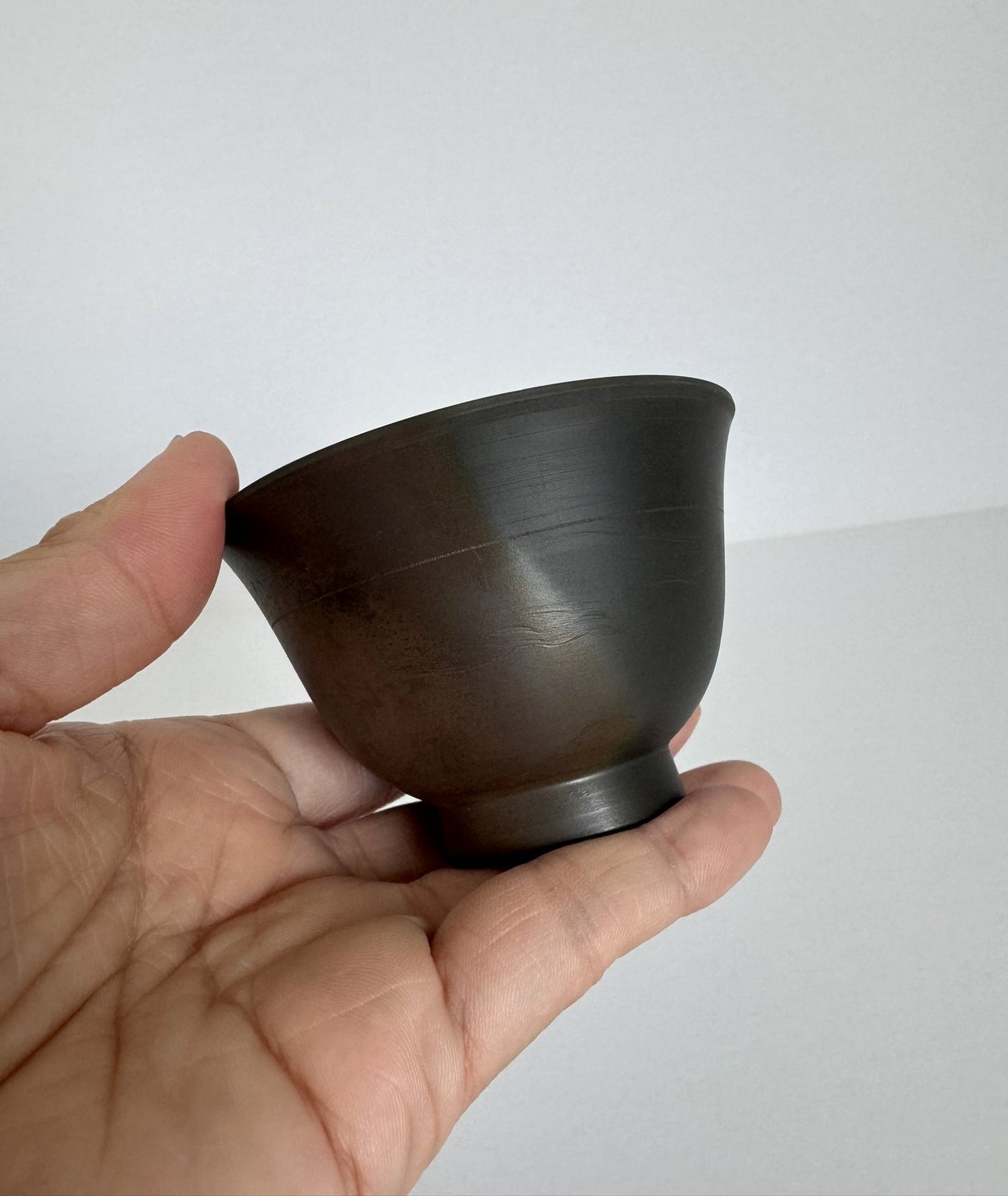 Tea cup Black & Brown