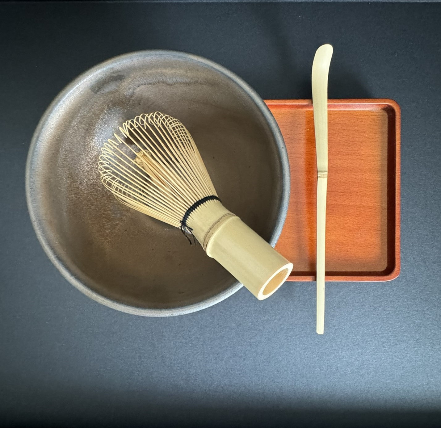 Matcha bowl Matte gold