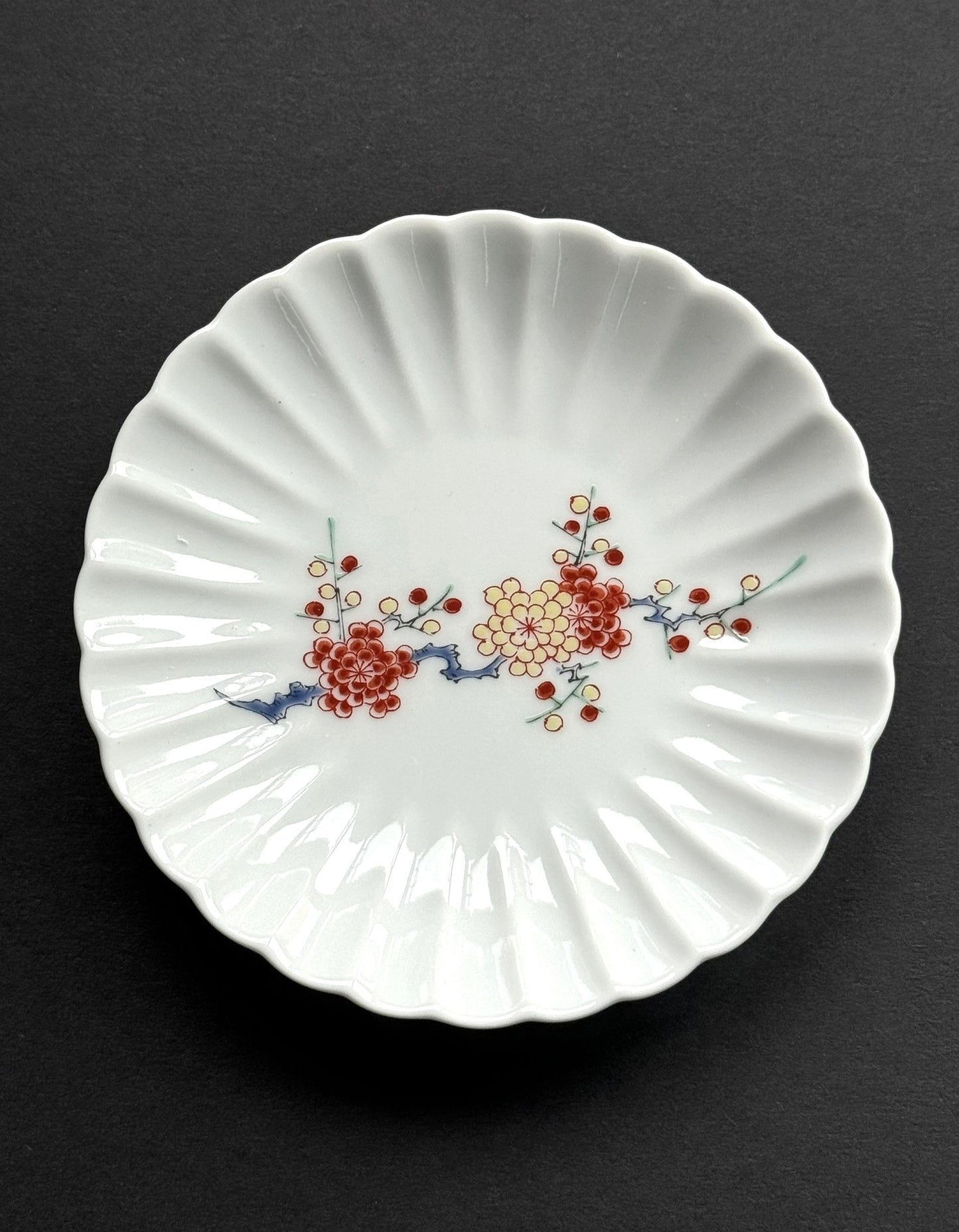 Flower-shaped small plate - Plum blossom(Ume)