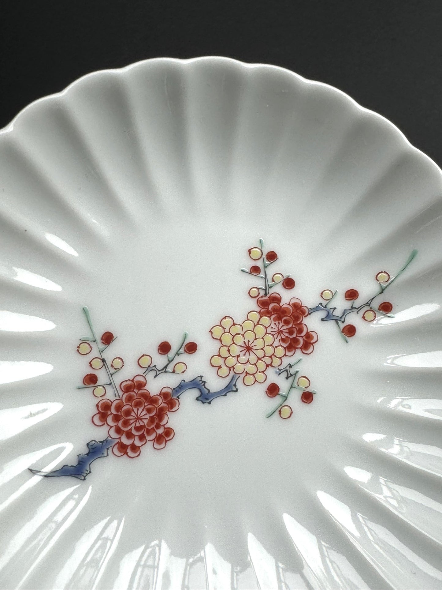 Flower-shaped small plate - Plum blossom(Ume)