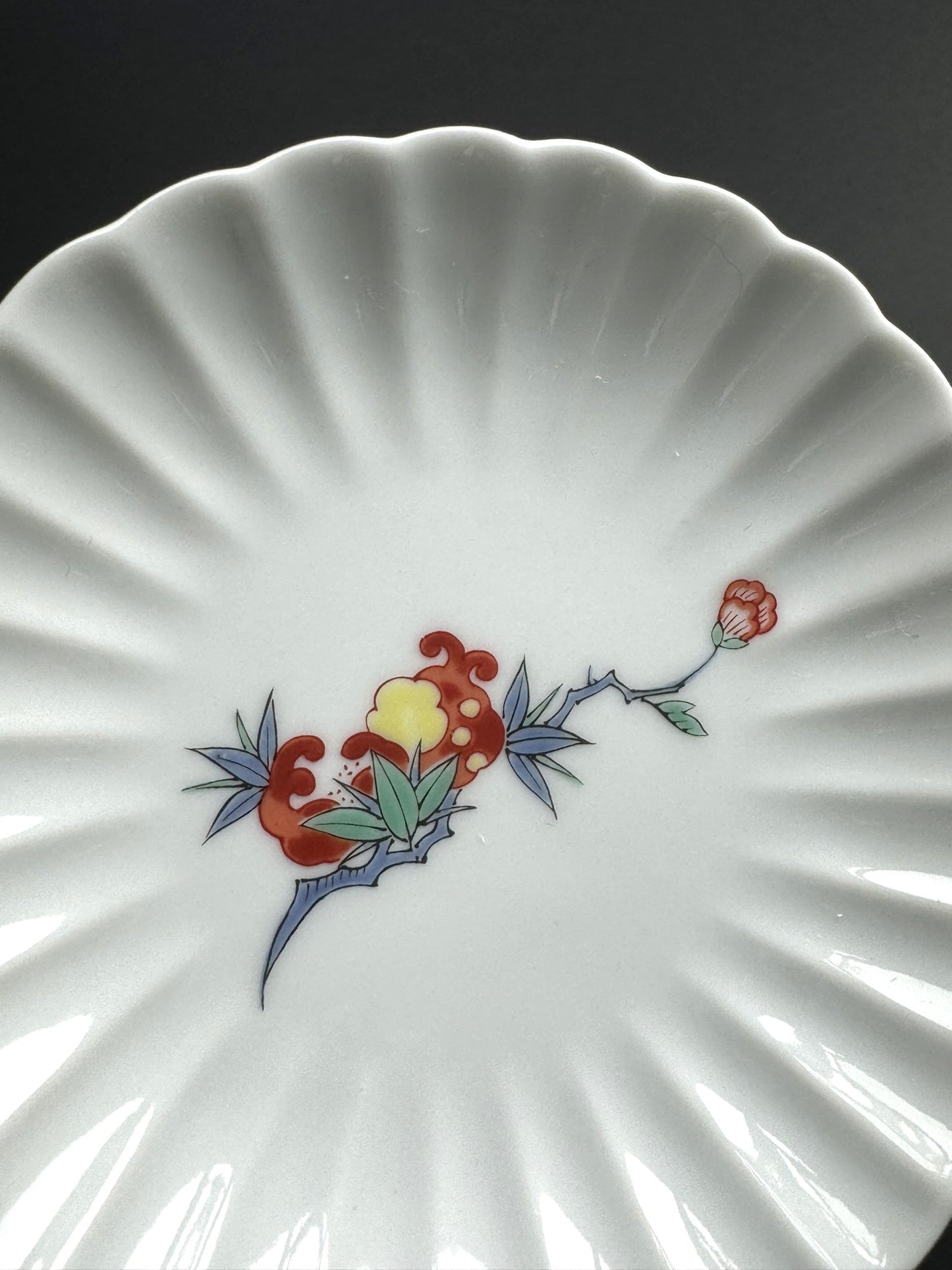 Flower-shaped small plate - Pomegranate(Zakuro)