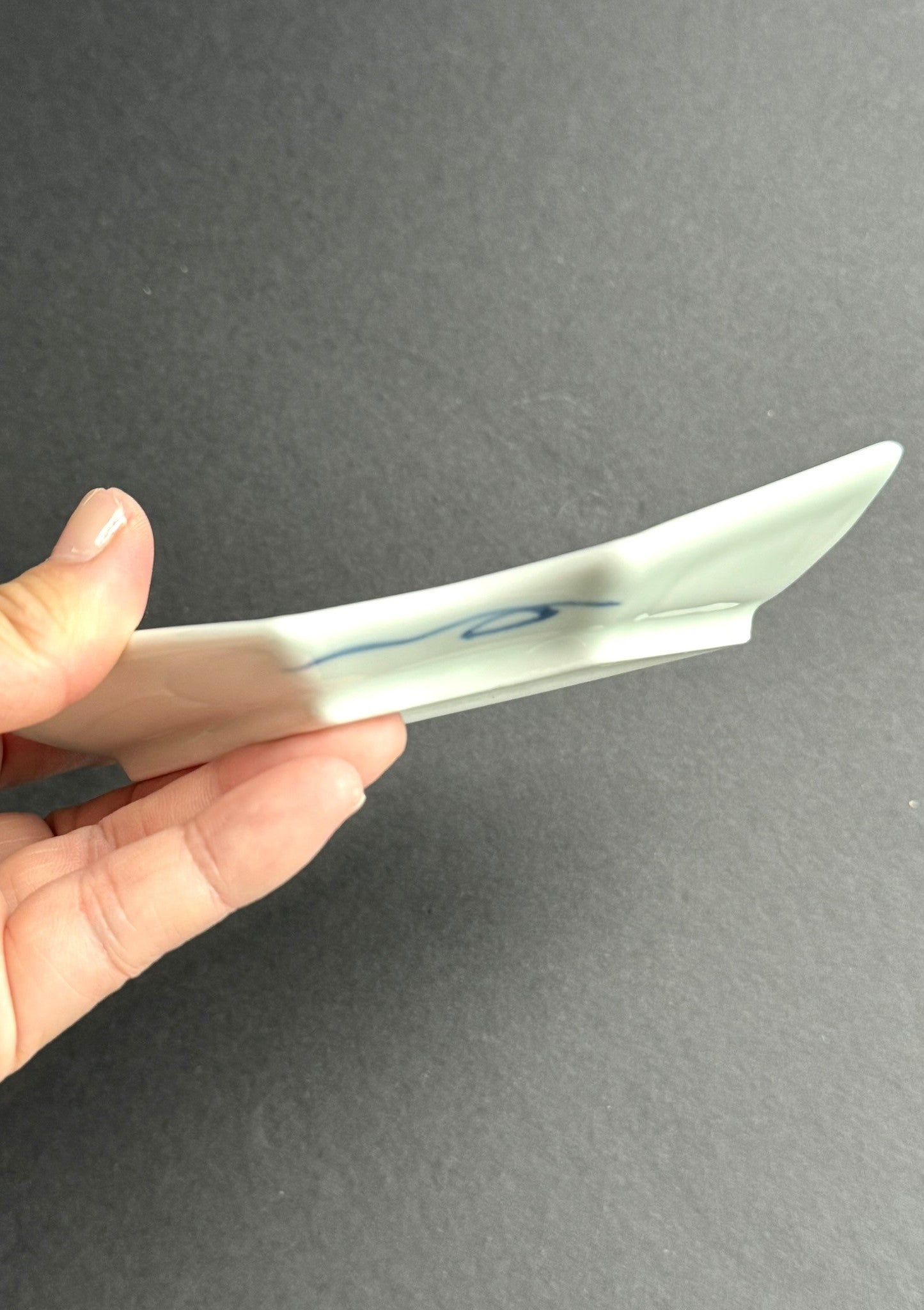 Blue painting Ougi(扇)Set of 2
