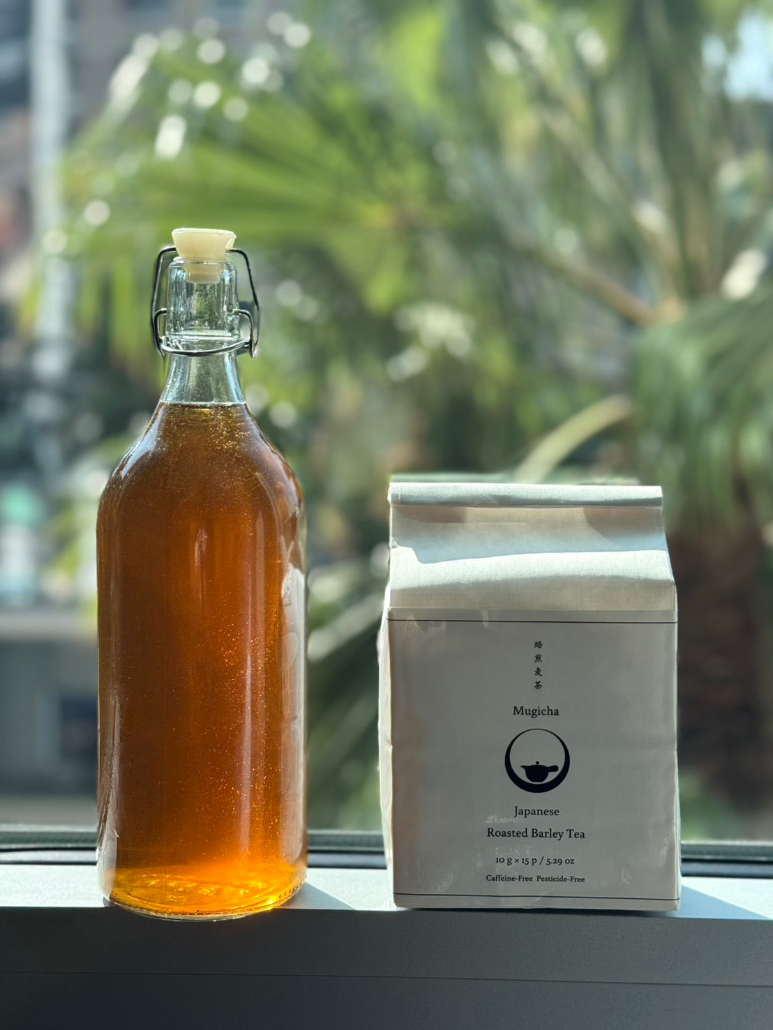 Roasted barley tea (mugicha)