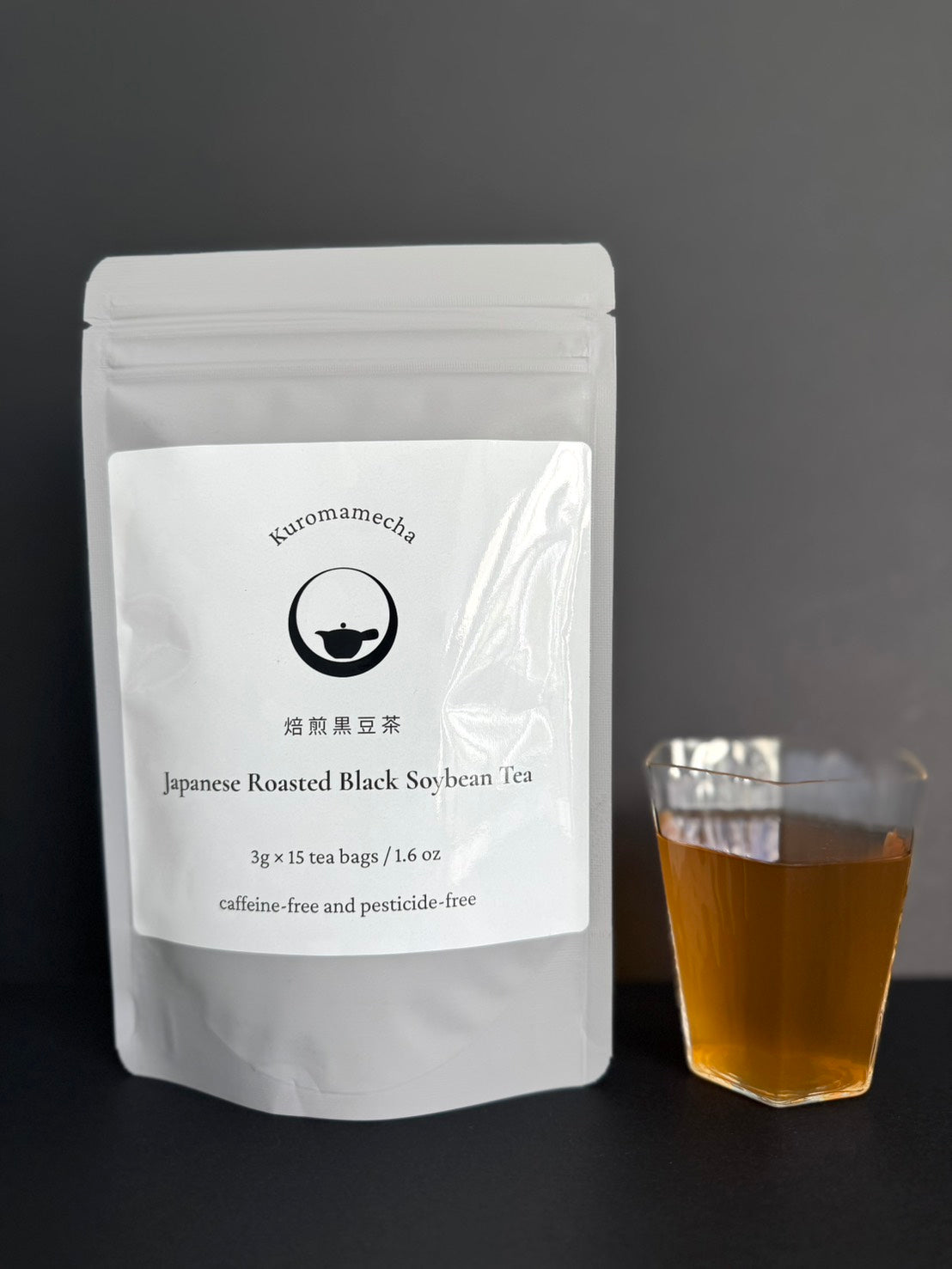 Roasted Black Soybean Tea (Kuromame cha）