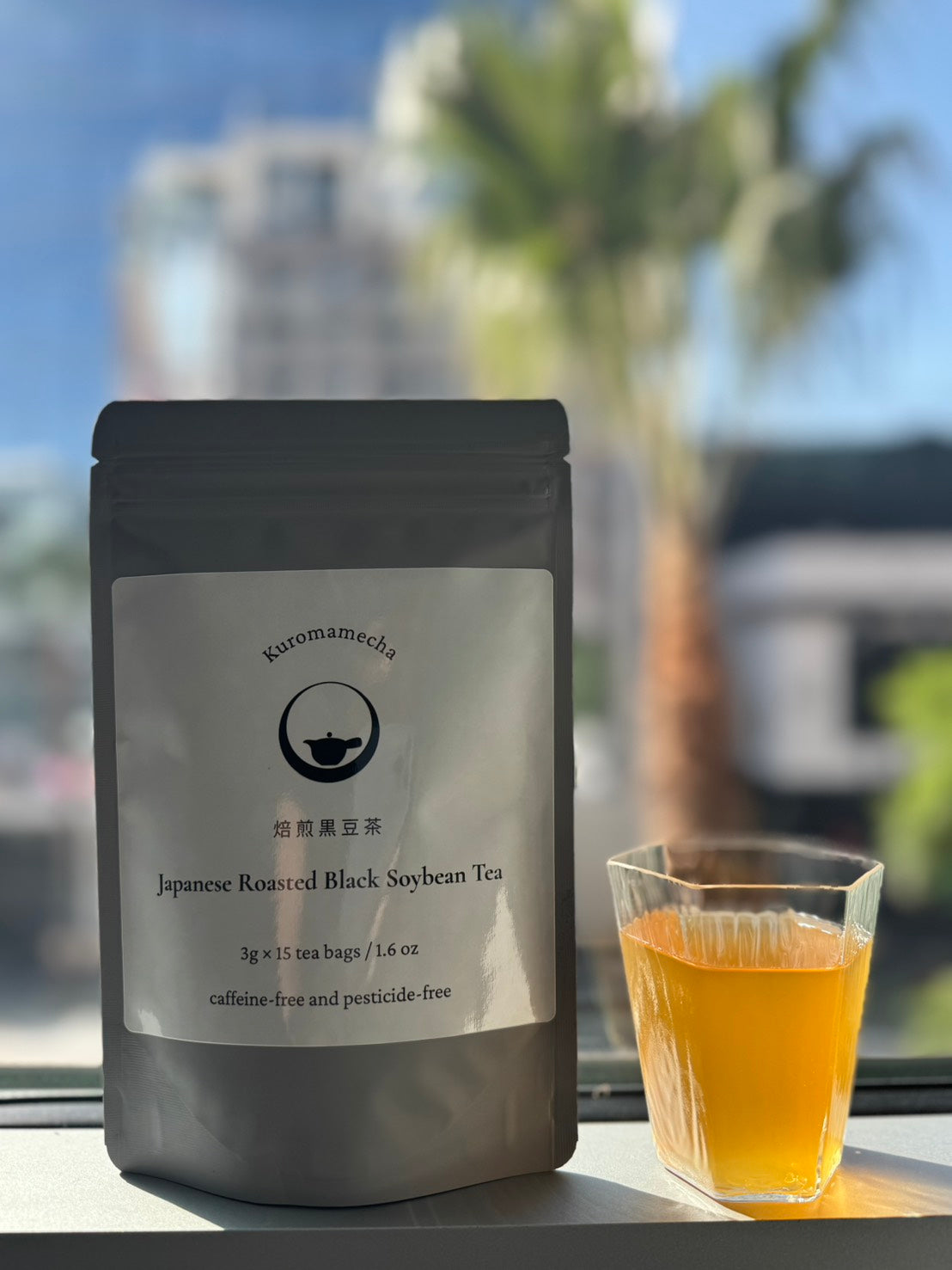 Roasted Black Soybean Tea (Kuromame cha）